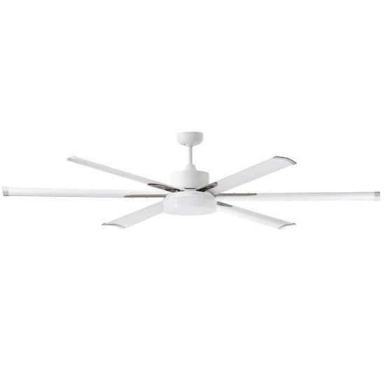 LED Fan White and Grey