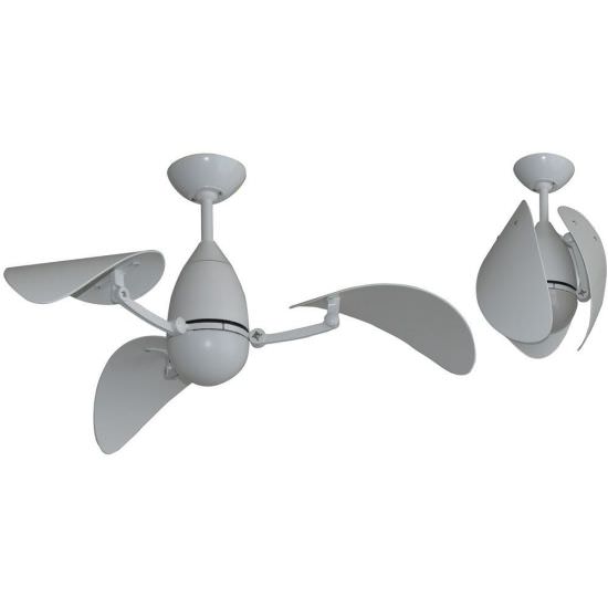 Fan with light and retractable blades