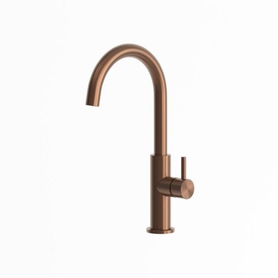 Rubinetto miscelatore cucina basso inox Rubinetto miscelatore cucina basso inox