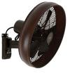 Wall mount oscillating fan Beacon Breeze 213125 Wall fan Bronze burnished diameter 41 cm with remote control and timer 3 speed power 50W