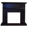 MDF wood frame cladding for deep black Caldera fireplaces for electric insert CAMINETTO-VULCANO or existing burner. Timeless classic design. Dimensions