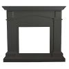 CETONA fireplace frame for electric insert CAMINETTO-VULCANO Wooden frame dark gray color Measures LxWxH 113.7x28.2x102.2 cm