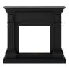 Deep black frame for CETONA fireplace, for electric insert CAMINETTO-VULCANO Frame made of excellent MDF wood Measurements WxDxH 113.7x28.2x102.2 cm