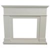 Creamy White Frame Pienza Fireplaces