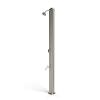 Professional stainless steel solar heated beach shower