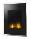 Electric fireplace Efydis Empire State CheminArte Wall installation Heating power 900-1800W selectable from the supplied remote control or from the fireplace Flame effect adjustable in height and intensity Dimensions 65x14x85 cm