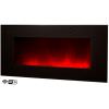 Electric wall fireplace Volcano XXL WIFI by Chemin'Arte controllable by App per Smartphone Large electric fireplace 2000W with LED fire in 4 combinable colours Length 120 cm