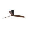 Mini Tube Ceiling Fan Black And Wood