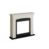 Wooden Fireplace Cladding White Cream