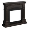 Magna fireplace frame for electric insert Tagu Powerflame Wooden structure color Walnut Dimensions LxWxH 113.7x28.2x102.2 cm