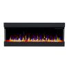 Wall-mounted electric fireplace Insert 50 Wall-mounted fireplace complete with wall-mounting brackets and side panels Led flame effect with selectable colours by means of the remote control included Power 1600W Measurements 127x20x48.4 cm