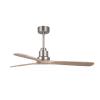 Ceiling fan with wooden blades