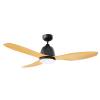 Ventilador de madera con luz LED