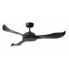 Ceiling fan without light model Scorpion DC ABS Black with remote control DC motor very quiet. 5 speeds, all controlled by remote control included Useful function summer winter Diameter 130 cm for environments up to 20 square meters