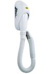 Wall mounted hair dryer Moel 320TC ELEPHON Wall mounted hair dryer Particularly suitable for domestic use and for small spaces, such as hotel and community bathrooms Tube length: 45 ÷ 150 cm Power: 700W 2BV 50HZ TUBE COBRAVO IMQ