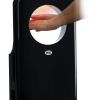 Electric hand dryer with air blade Moel 7900 Black Hole Wall-mounted hand dryers with antibacterial ABS structure colour Black Adjustable power 1050W or 1450W but can also work with cold air only