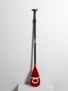 Red color junior paddle, adjustable. Material: Fiberglass Blade width: 7.2' Weight: 550 gr Diameter: 27 mm.