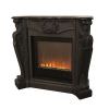Chimenea Elctrica Negra Con Insercin l