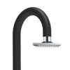 Black shower with LCD shower head