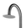 Palau Sined Shower for indoor and outdoor use with Shower head diameter 25 cm Structure in Stainless Steel AISI 316 Body diameter 6 cm Accessories in Stainless Steel AISI 304 With hot and cold water connections equipped with Mixer and Foot wash