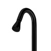Outdoor Shower Sined Stintino Structure and Taps in Stainless Steel AISI 316L, marine. Matt Black Shower with hot and cold water inlet with diverter for swivel shower head Foot wash and Hand shower with flexible hose