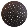 Round shower head 6 inches 15 cm in stainless steel matt black color for Emi, Manny, Sole Bianca and Nera series showers