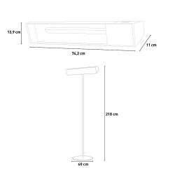 Outdoor Heizung Mit Standfuss