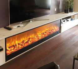Amiata Builtin Electric Fireplace