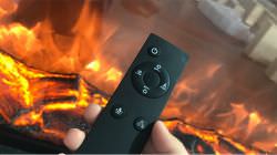 Builtin electric fireplace Stomboli