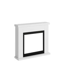 White Floor Fireplace