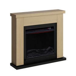 Floor Standing Oak Fireplace