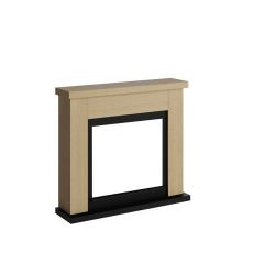 Floor Standing Oak Fireplace