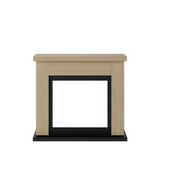 Floor Standing Oak Fireplace