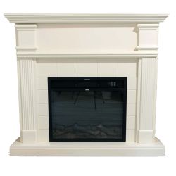MPC  White electric fireplace for decorating is a product on offer at the best price