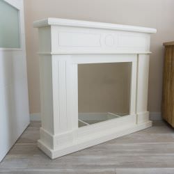 White Fireplace For Decorating