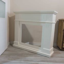 Chimenea De Oficina Blanca