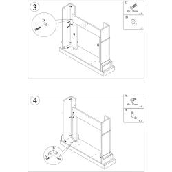 Fireplace Frame Cetona White