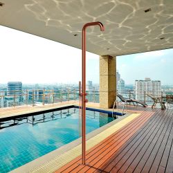 Ducha Exterior Inox Oro Rosa