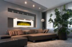 Loft electric fireplace