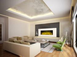 Loft electric fireplace