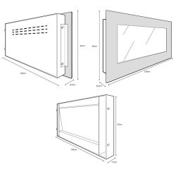 WIFI wall mounted fireplace