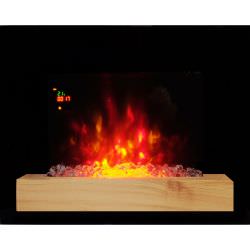 Wall mounted fireplace remote control