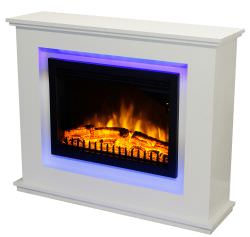 Elektrischer Kamin mit Rahmen
