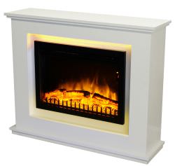 Elektrischer Kamin mit Rahmen