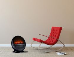 Kleiner Bodenstehender Kamin