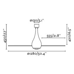 FARO  Elegante Ventilador De Techo Rojo es un producto que se ofrecen al mejor precio