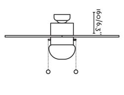 Ventilador De Techo Gris Con Luz