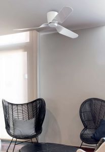 Ventilador Con Luz Led Pemba Gris