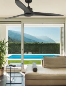 Ventilador De Techo Luz Led Tonic Marron