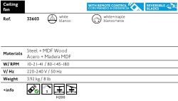 Ventilador De Techo Mini Mallorca Mpc